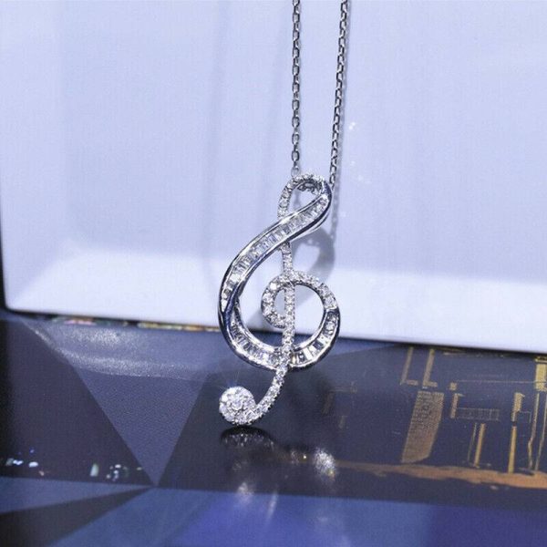 925 Silver Filled Necklace Pendant Cubic Zircon - Image 4