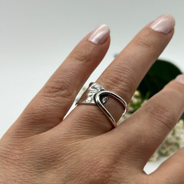 Hammered Chunky Ring - Image 4